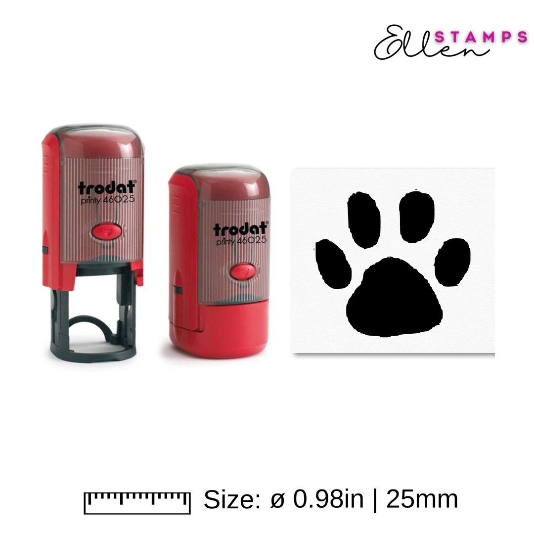 Stamp Dog Paw Stamp Dog Selfinking Stamp Dog Paw Etsy Australia