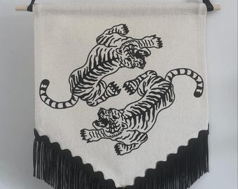 Tenture murale tigre