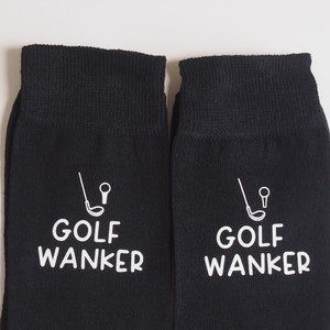 Golf wanker socks/  Golf gift/ Boyfriend/ Husband/ Personalised socks/ Novelty socks