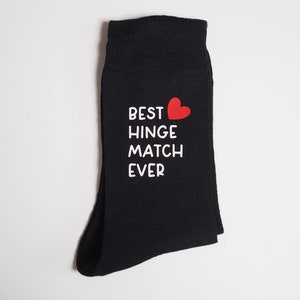 Best hinge match/ Boyfriend socks/ Boyfriend gift/ Valentines gift