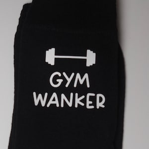 Gym Wanker socks/ Gym wanker gift/ Novelty gift/ Novelty socks