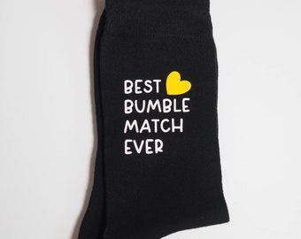 Bumble match/ Boyfriend gift/ Boyfriend socks