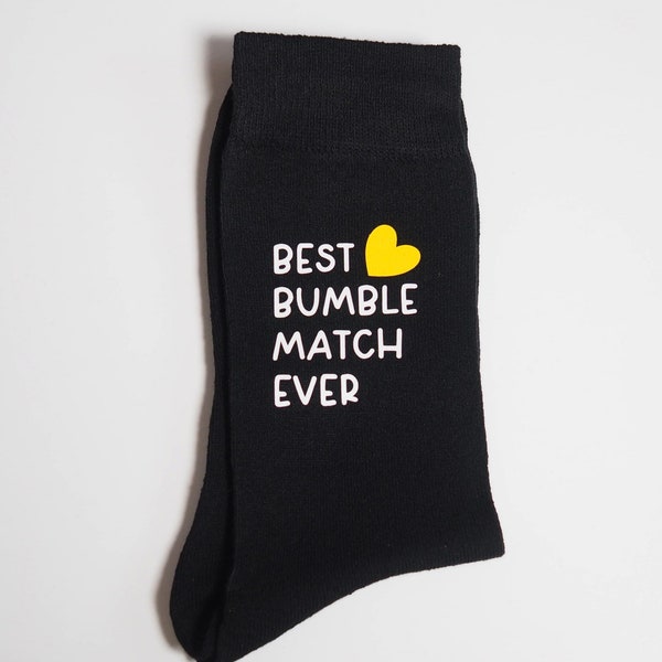 Bumble match/ Boyfriend gift/ Boyfriend socks