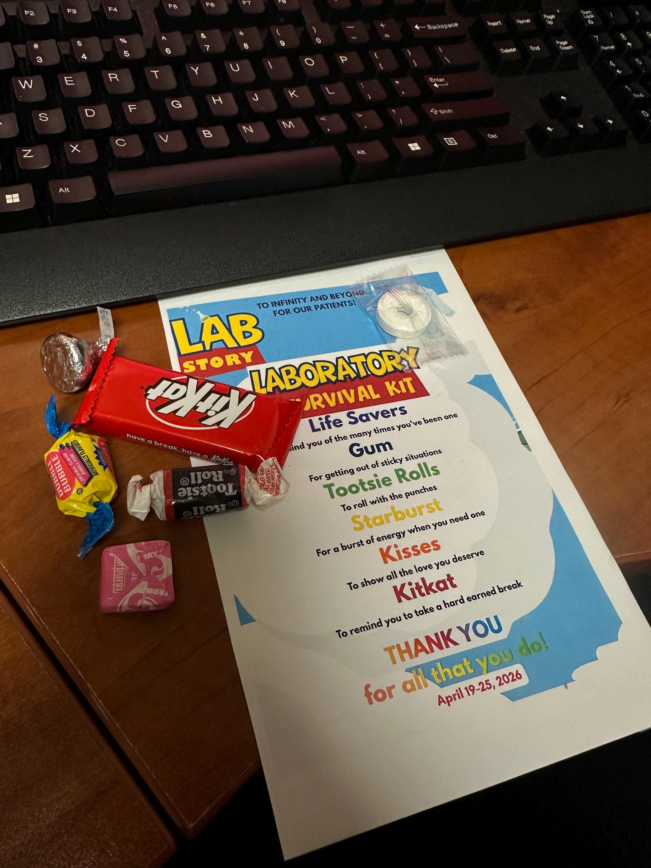 Lab Week 2026 Appreciation Card - Etsy