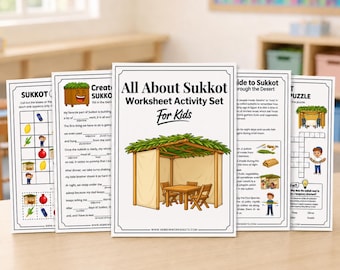 Sukkot Worksheets for Kids