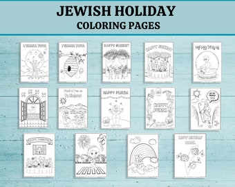 Jewish Holiday Coloring Pages