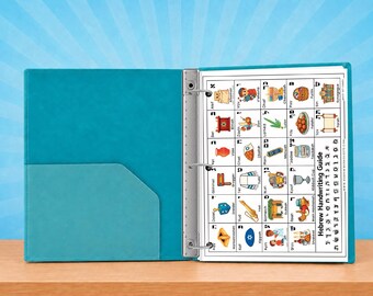 Hebrew Alef-Bet Letters Chart Handout