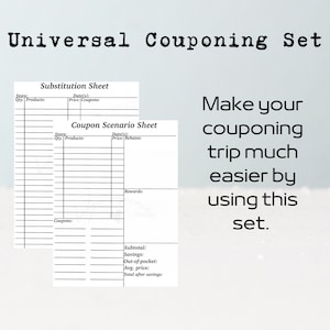 Universal Couponing Set