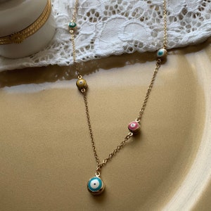 Evil Eye Gold Necklace