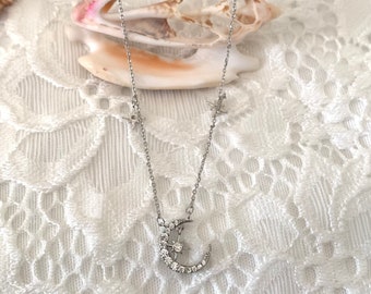 Stars and Moon Necklace