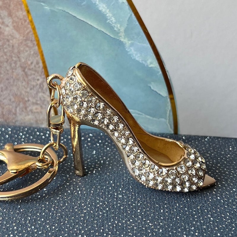 sparkly rhinestone heels