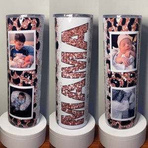 MAMA Tumbler - 20oz 30oz - 4 Pictures - Mother - Customize - Insulated