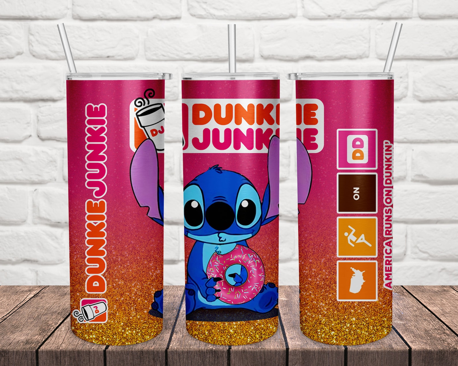 Dunkin 20oz Stainless Steel Tumbler Etsy