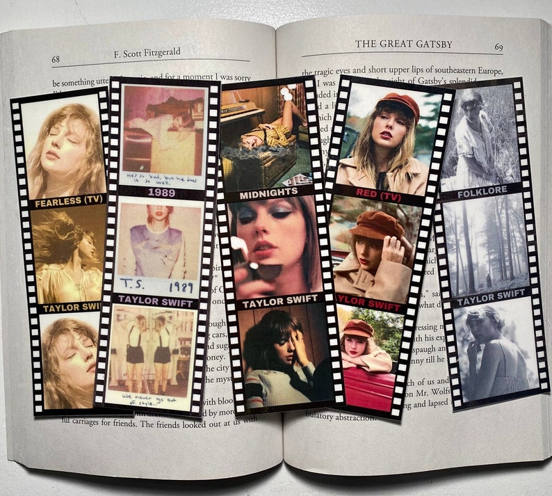 Taylor Swift Albums Laminated Bookmarks Photo Booth Strip - Etsy
