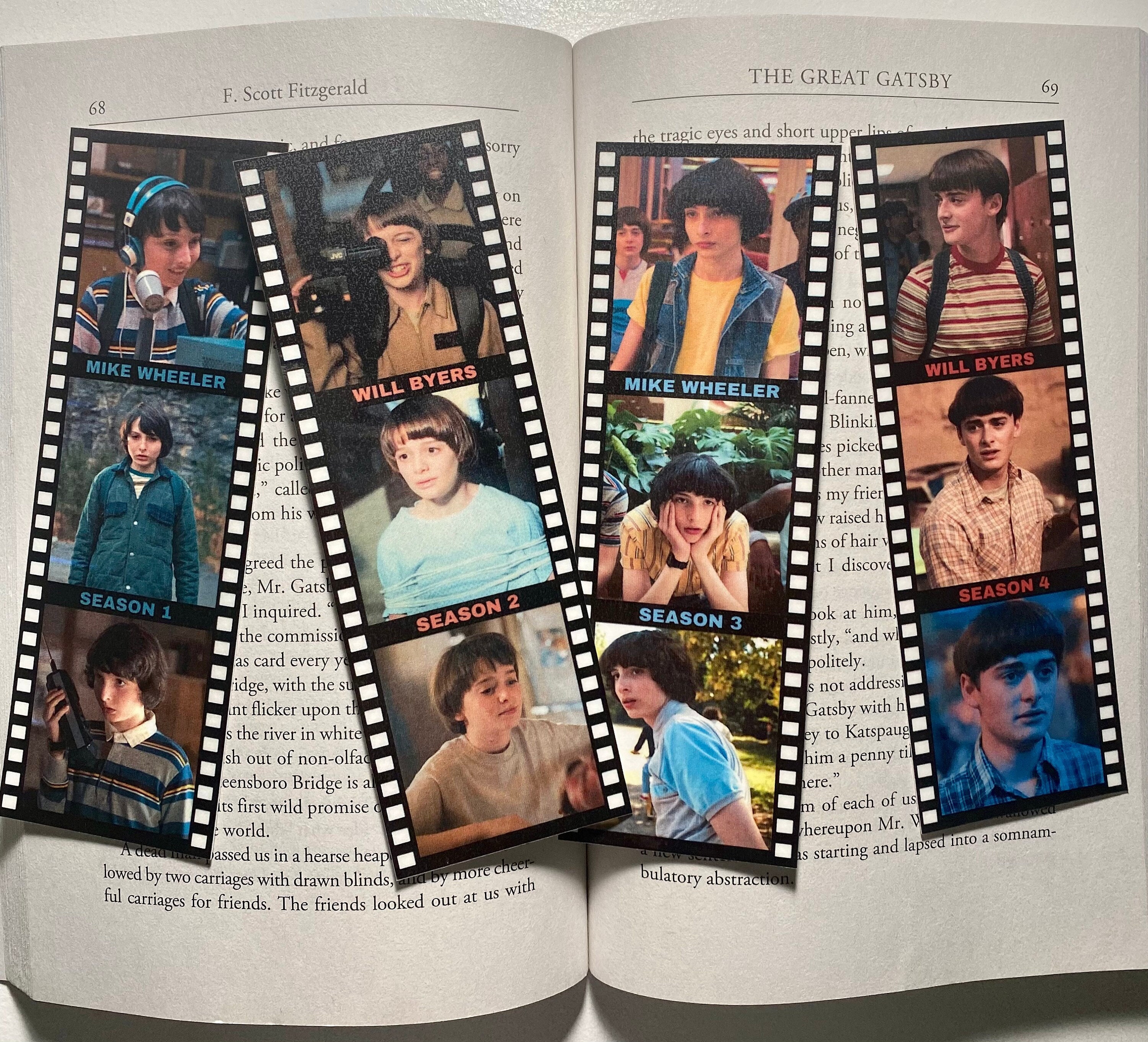 El Hopper Stranger Things Laminated Bookmarks Photo Booth 