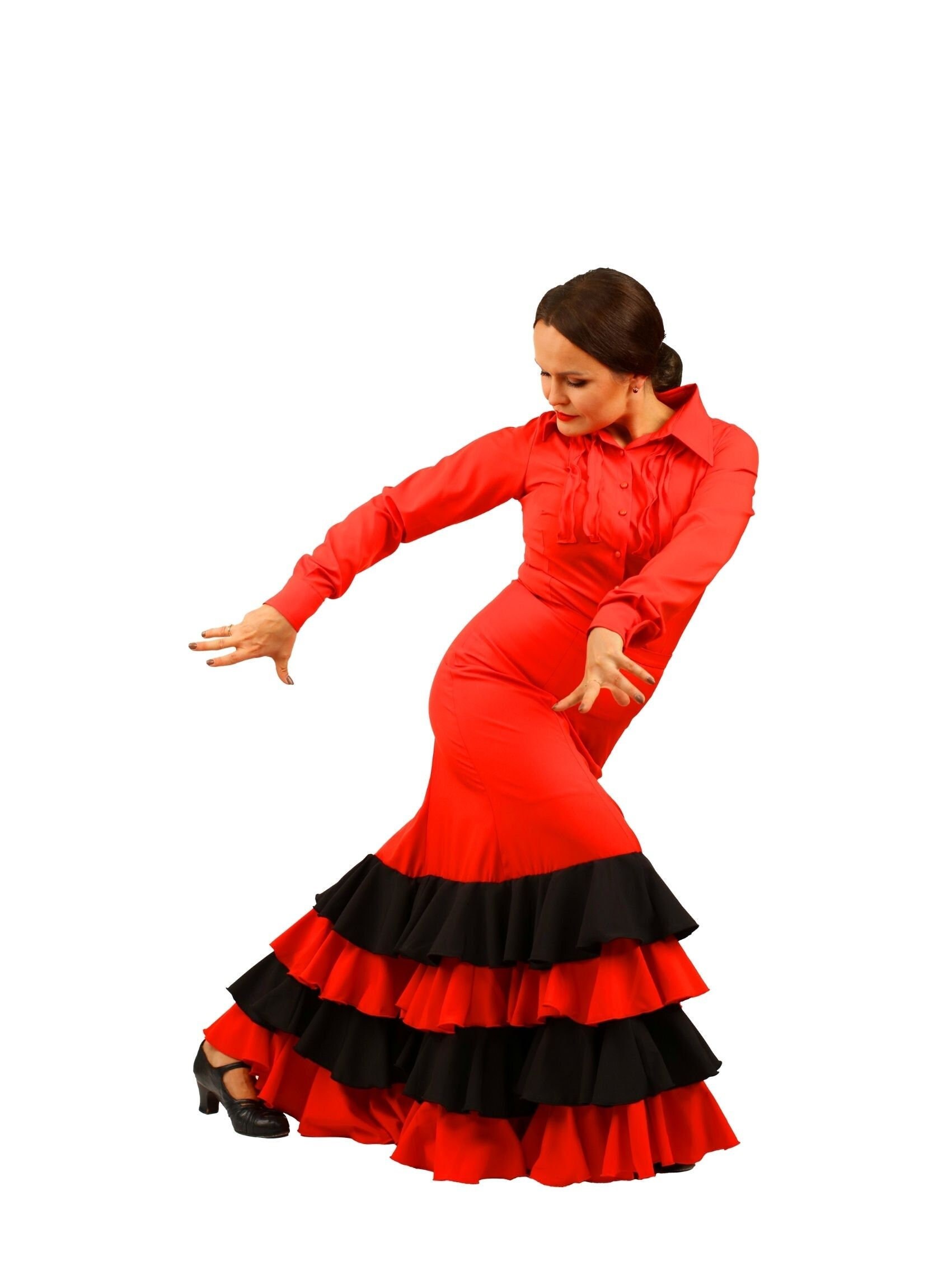 Jupe flamenco noire cheap