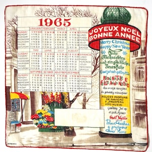 Buy 1965 Cloth Calendar Online In India - Etsy India