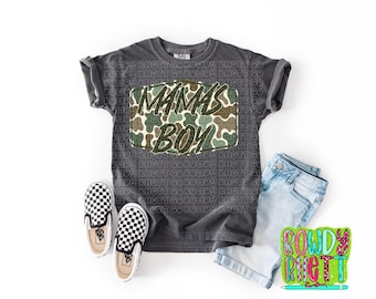 DIGITAL DESIGN ONLY | Southern boy png | Mamas boy png | Daddys boy png | Camo patch boy png | Trendy boy png | Png for toddler shirt