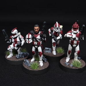 Commission- Painted Republic Specialists Personnel Expansion - Star Wars Legion