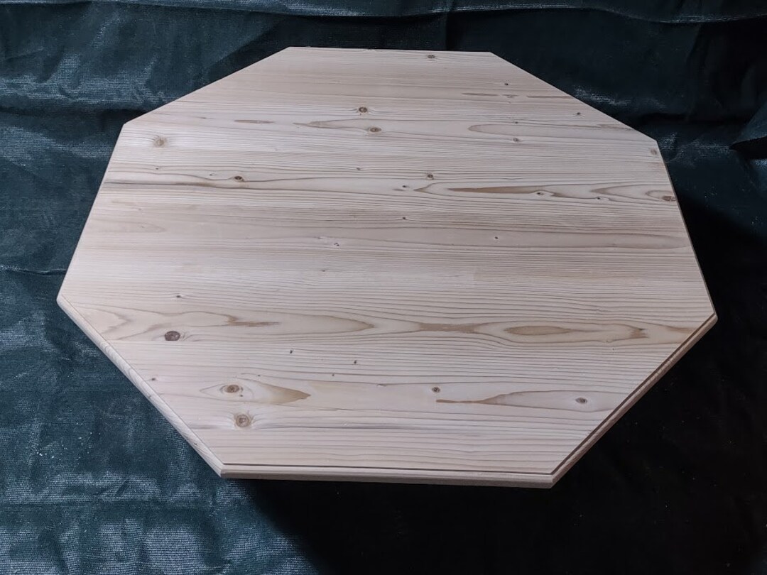 Rustic Pine Octagon Table Top Unfinished Dining , Kitchen , Coffee or