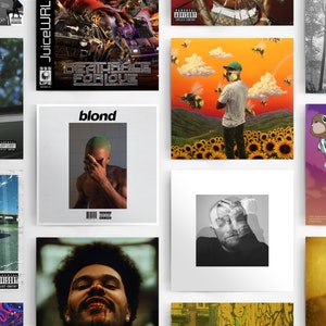 Custom Album Posters | Choose Your Favourite Album Print | Album Cover Posters | Music Prints | Gift