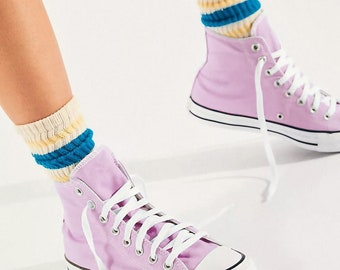 lilac converse