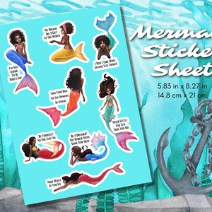 Mermaid Sticker Sheet