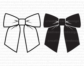 Bow Digital File Svg Png Pdf Jpg