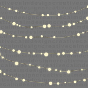 Guirlande lumineuse de fées PNG