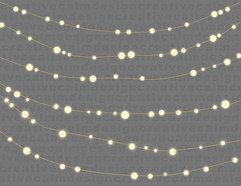 Fairy String Lights PNG image 1