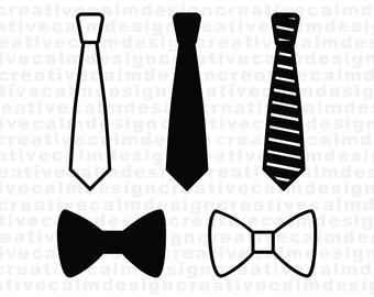 Neckties and Bow Ties SVG PNG JPG