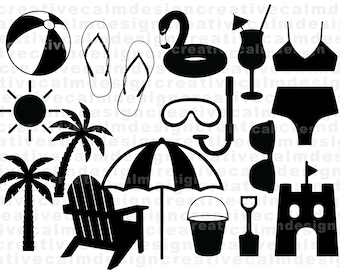 Summer Beach Day SVG PNG JPG