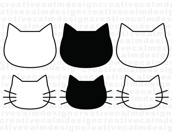 Cats love svg  Cat mom cut files  bundle Cat outline  Silhouette   svg
