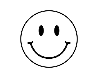 Smiley Face Png Etsy