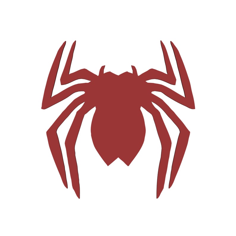 spiderman back symbol