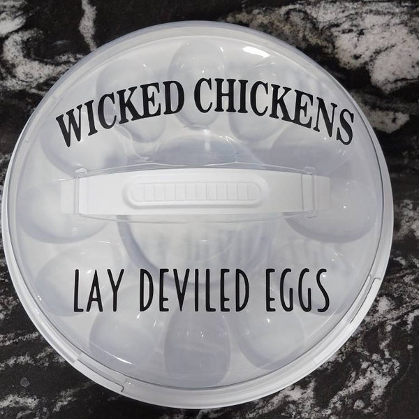 Deviled eggs holder/ carrier with lid