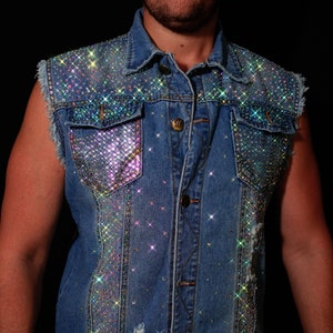 Jojo denim vest clearance