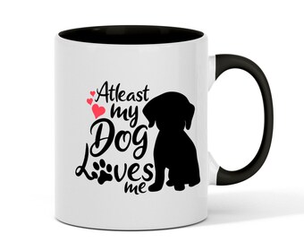 Taza de cerámica brillante de tamaño estándar