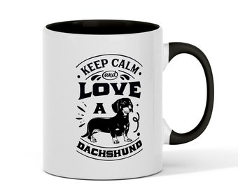 Taza de cerámica brillante de tamaño estándar