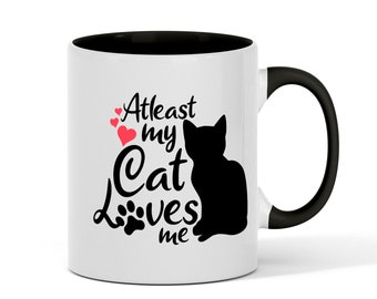 Taza de cerámica brillante de tamaño estándar