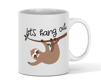 Taza de cerámica brillante de tamaño estándar