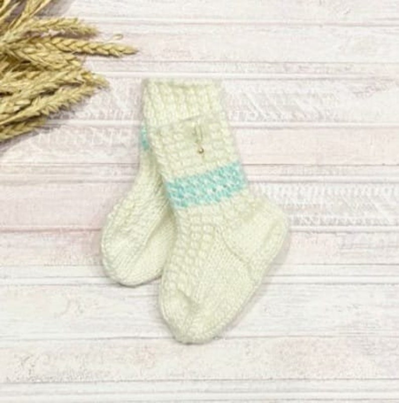 Baby Socks Knitting Pattern. PDF Instant Download Knit Tutorial Etsy