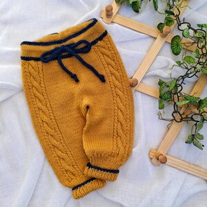 Baby Strickmuster Bundle Strickjacke und Hose PDF Top Down Bild 4