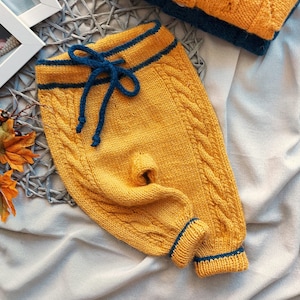 Knitting Pattern Baby Pants. PDF instant download. Knit tutorial