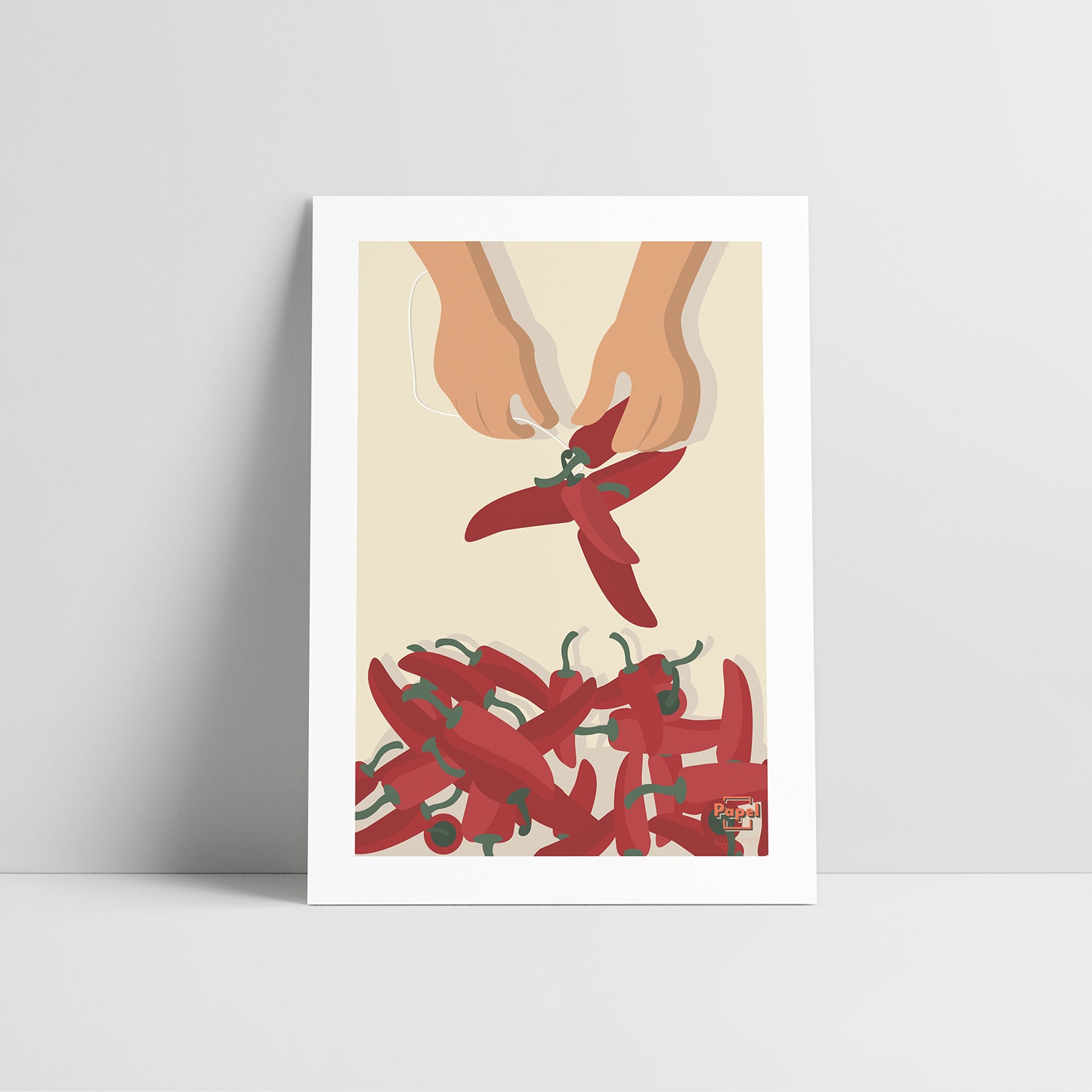 Affiche A3 - Corde Piments