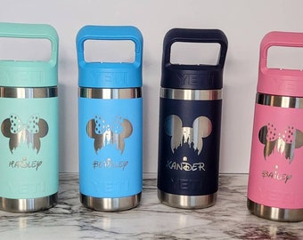 Engraving bottles Yeti bottles Any design Perfect gift Back to school Kids 12ozSport bottle personalized Engraving ]Tumblers