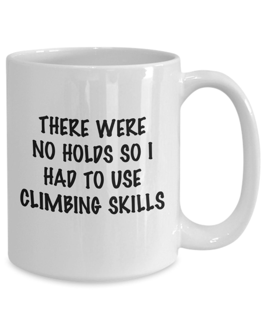 Rock Climbing Skills Mug, Rock Climbing Training Mug, Mountain Climbing