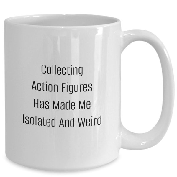 Action Figures Collector Gift, Toy Collector Mug, Love Action Figures