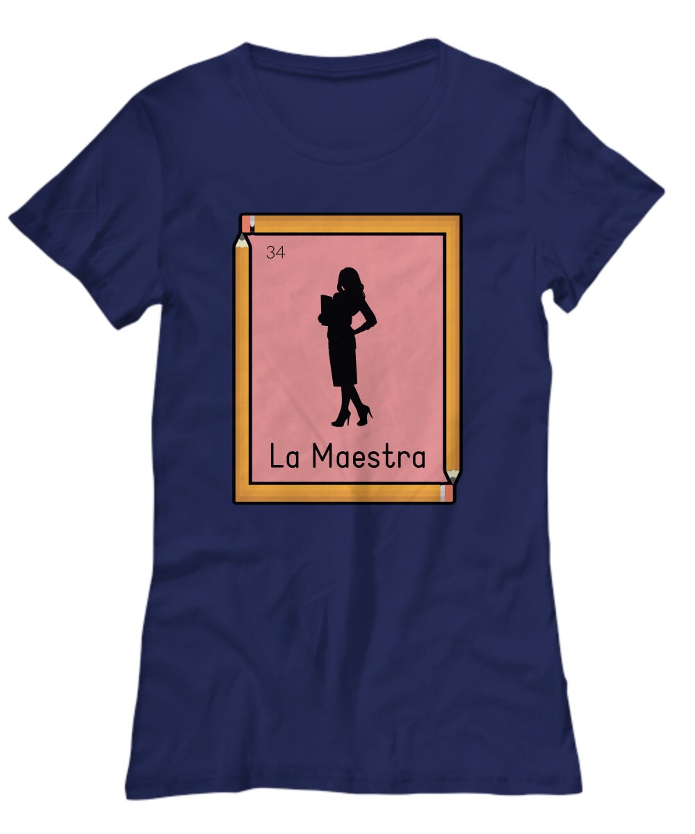 La Maestra Loteria Shirt Teacher Shirts La Maestra Shirt - Etsy