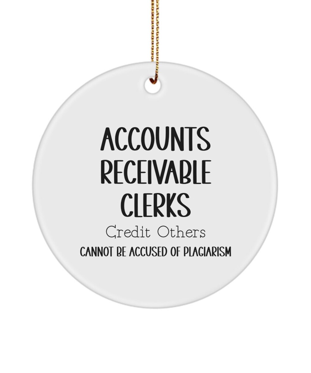 Accounts Receivable Clerks Ornament Accounting Gift Etsy
